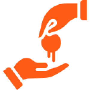 Key transfer between two hands